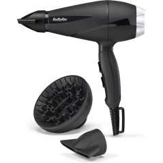 BaByliss 6710DE Hair Dryer - Powerful, Stylish & Efficient in Black - Model 3030050185850